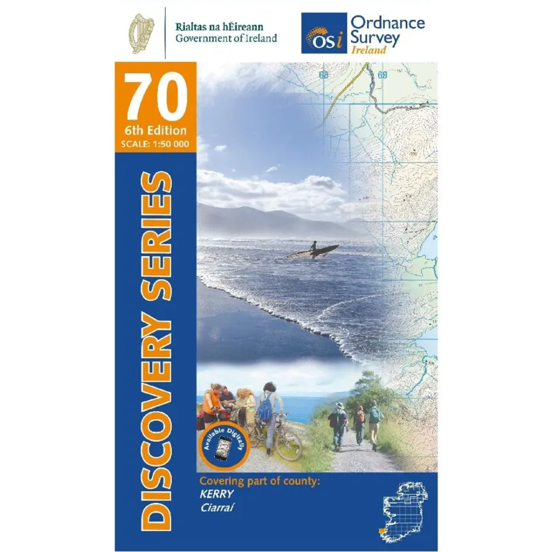OSI Discovery Series Sheet 70 Lamfold Kerry. 6th Edition 2022